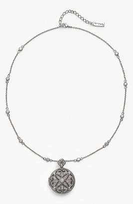 Nina 'Gilly' Engraved Locket Pendant Necklace