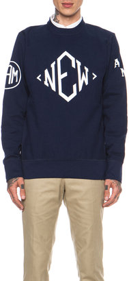 Mark McNairy New Amsterdam Crewneck Cotton Sweatshirt