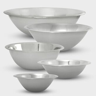Cook Pro 5 Piece Stainless Steel Mixing Bowl Set