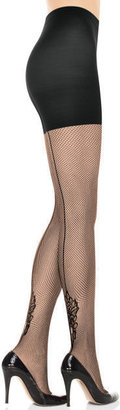 Spanx Spanx, Women's Shapewear, Uptown Tight-End Tights? Floral Backseam Fishnet 1808