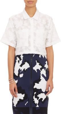 Timo Weiland Abstract-Jacquard Crop Top