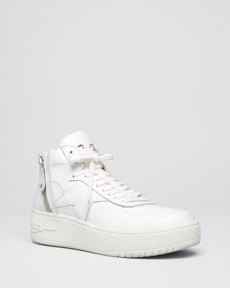 Ash Lace Up High Top Sneakers - Fly