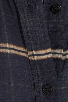 Etoile Isabel Marant Vick checked cotton-organza jumpsuit