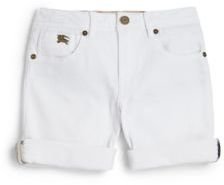 Burberry Girl's Rolled Cuff Shorts