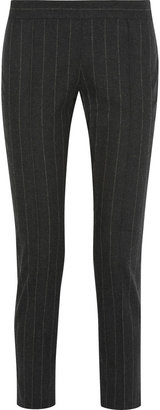Etoile Isabel Marant Herman striped stretch wool-blend straight-leg pants