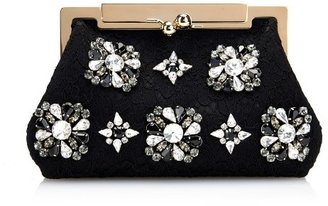 Dolce & Gabbana Sara lace and crystal evening bag