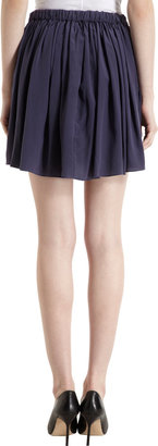 Thakoon Gathered Button Front Skirt