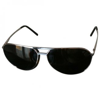 Christian Dior Grey Metal Sunglasses