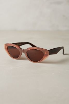 Super Drew Carusa Sunglasses Orange One Size Eyewear