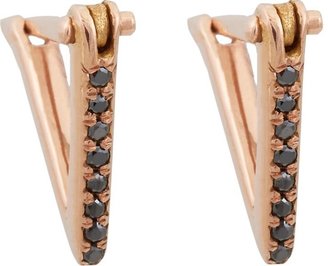 Wendy Nichol Women's Triangular Hoop Earrings-Colorless