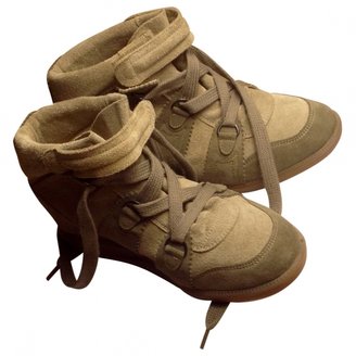 Isabel Marant Green Pony-style calfskin Trainers