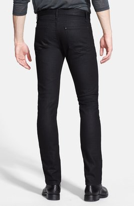 John Varvatos Collection Skinny Fit Coated Jeans