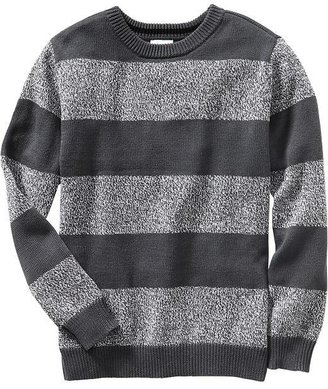 Old Navy Boys Striped Crew-Neck Sweaters