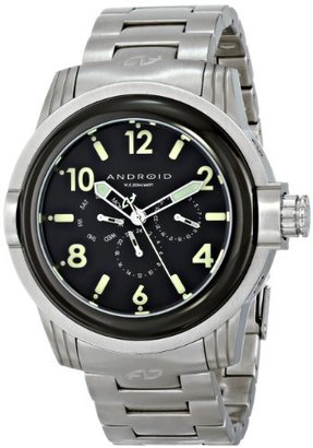 Android Men's AD599BKK Decoy Multi-Function Stainless Steel Watch
