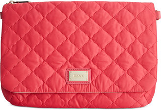 DKNY Nylon Quilted Large Clutch with Strap