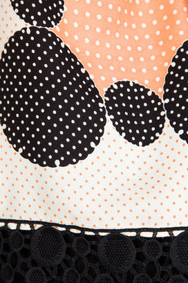 Anna Sui Mod Dots Lace Blouse