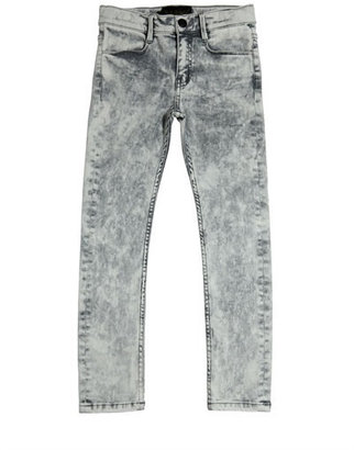 Finger In The Nose Skinny Bleached Stretch Denim Jeans