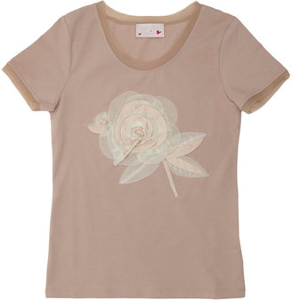 Lanvin Floral Appliqué T-shirt