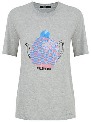 Markus Lupfer Knitted Teapot Sequin T-Shirt