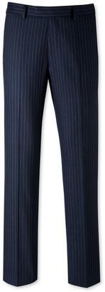 Charles Tyrwhitt Blue pinstripe slim fit suit trousers