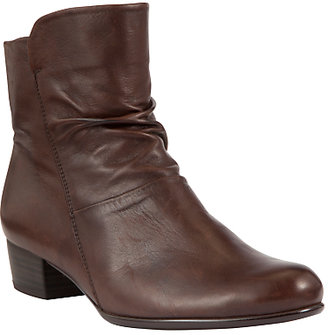 Gabor Jensen Leather Ankle Boots, Brown