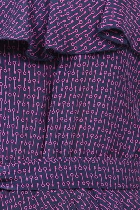 Amanda Uprichard Key Print Dress in Purple