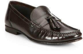 To Boot Leather Tassel Loafers