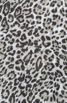 Jessica Simpson 'Rosey' Cold Shoulder Leopard Print Blouse
