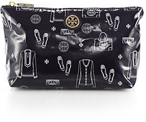 Tory Burch Small Coated-Nylon Cosmetic Case