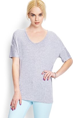 Forever 21 Easy Heathered Knit Tee