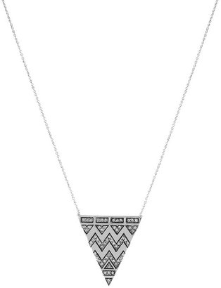 House Of Harlow Pave Tribal Triangle Pendant