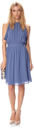 French Connection Crystal Clear Halter Dress