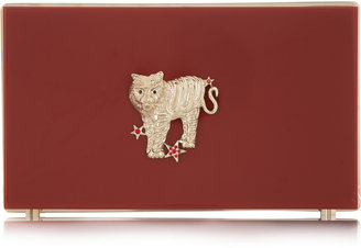Charlotte Olympia Year of the Tiger Pandora Perspex clutch