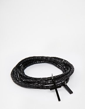 Religion Multi Rope Bracelet - Black