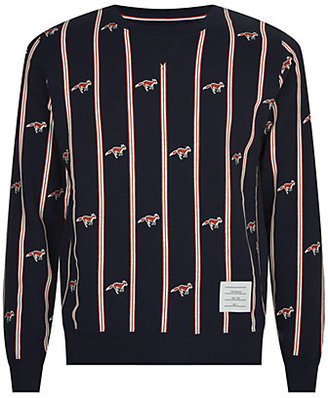 Thom Browne Fox Stripe Sweater