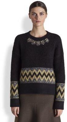 Marni Embroidered Crewneck Sweater