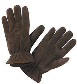 Isotoner Signature Signature Men's Smartouch Brushed Microsuede Glove With Draws