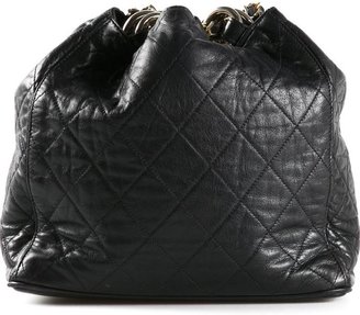 Chanel Vintage drawstring shoulder bag