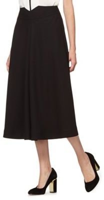 Preen/EDITION Designer black crepe circle skirt