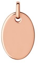 Links of London Narrative 18ct Rose Gold Vermeil Small Oval Disc Pendant