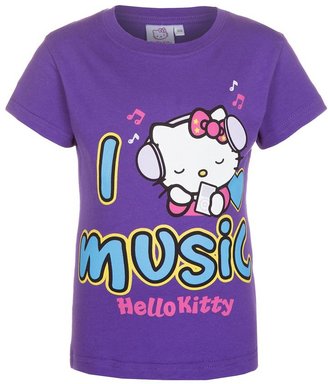 Hello Kitty Print Tshirt purple