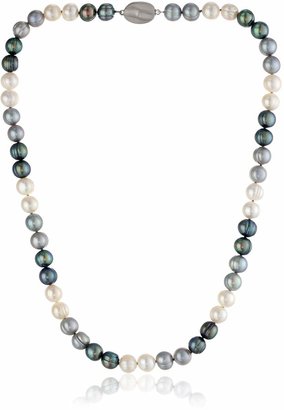 Honora Tuxedo" Freshwater Cultured Pearl Necklace 18"