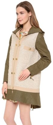 Moschino Tweed Mix Coat