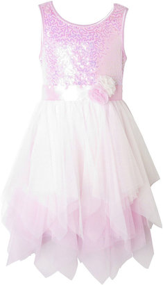 JCPenney Pinky Sleeveless Mesh Ballerina Dress - Girls 2t-4t