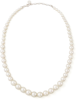 Majorica Graduated White Pearl Necklace, 8-12mm