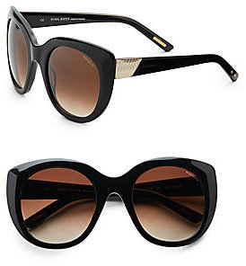 Nina Ricci Oversized Cat's-Eye Plastic Sunglasses