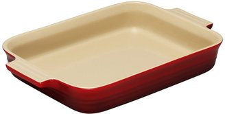Le Creuset Stoneware Rectangular Baking Dish 12" x 9.5"-Cherry Red