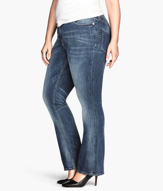 H&M H&M+ Boot cut Low Jeans - Denim blue - Ladies