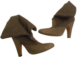 Paul & Joe Sister Grey Leather Ankle boots