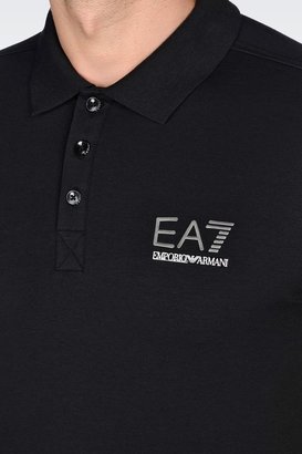 Emporio Armani Polo Shirt In Stretch Cotton With Logo